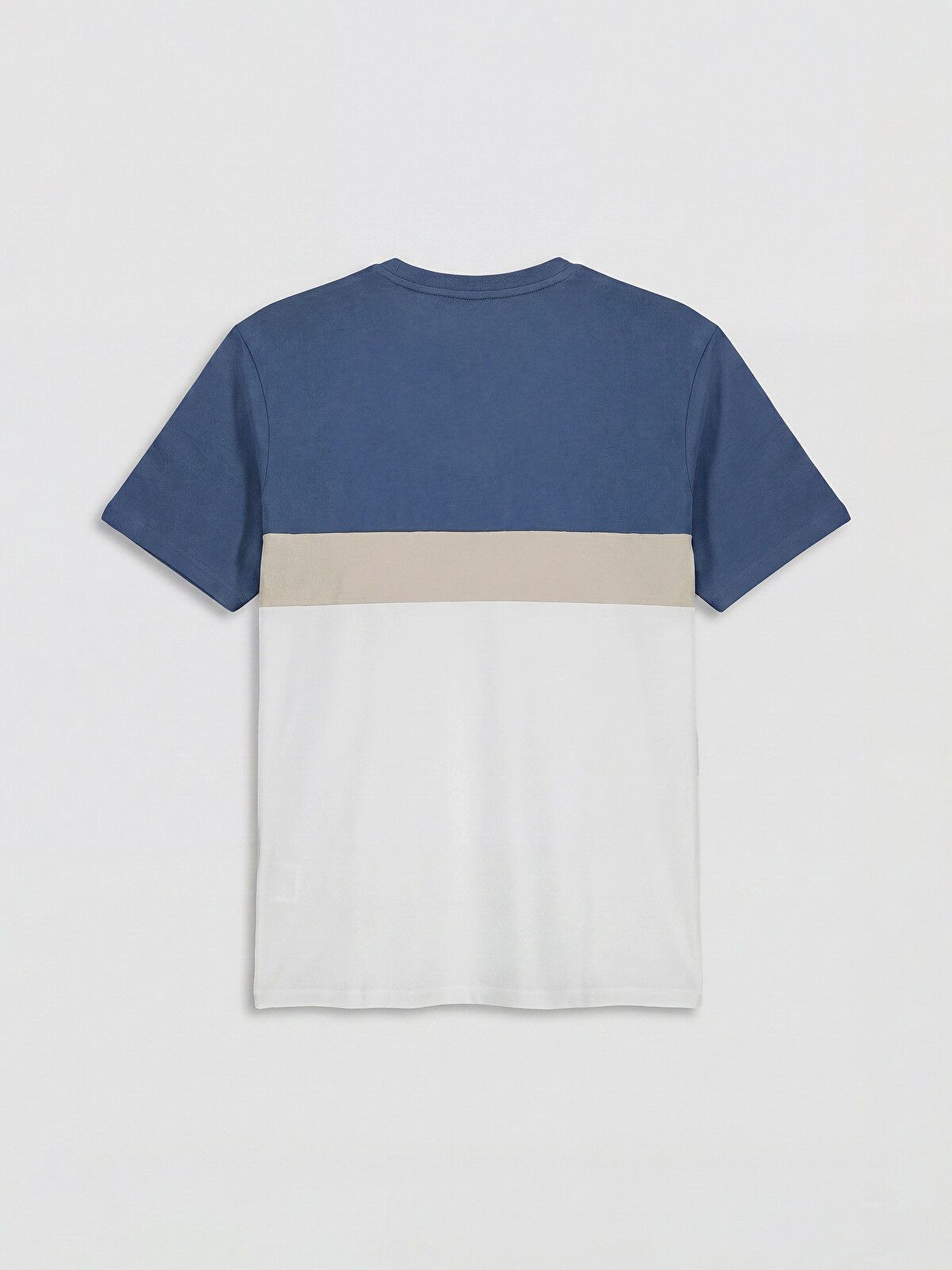 LCWAIKIKI Classic Men's Color Block Jersey T-shirt With Crew Neck