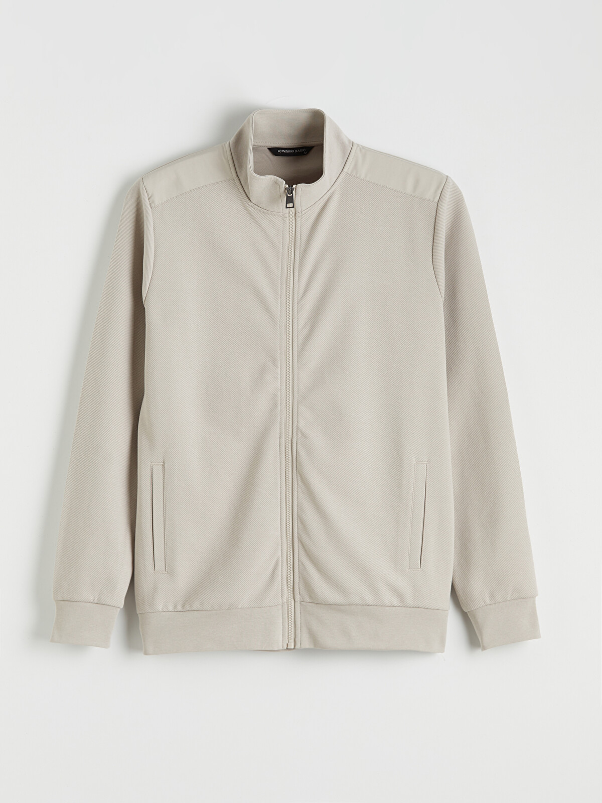 LCWAIKIKI Classic Men's High Neck Zip-up Sweatshirt - S61729Z8-SNE
