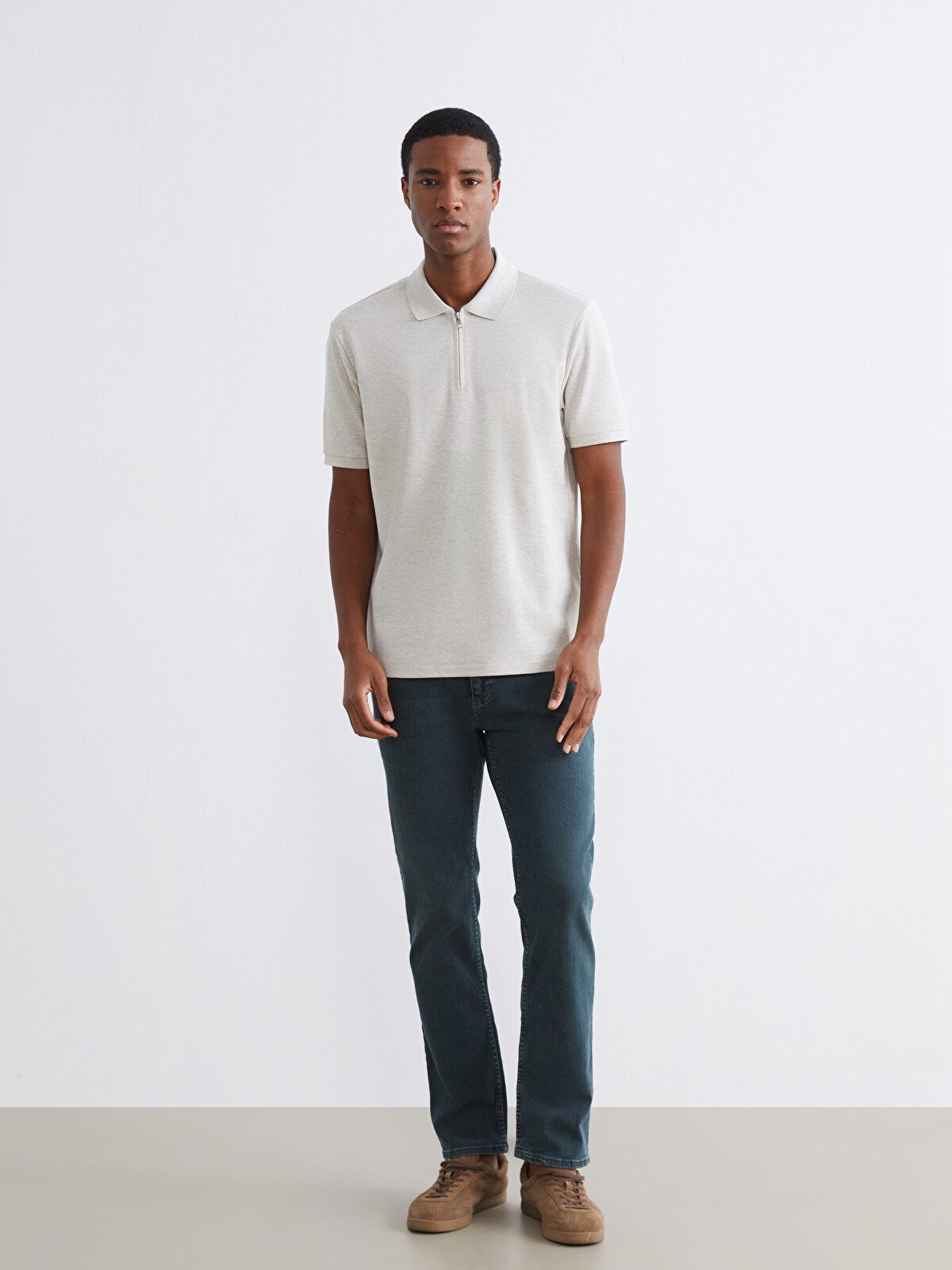 XSIDE Men's Pique Polo Shirt - S61795Z8-D2Y - LC Waikiki