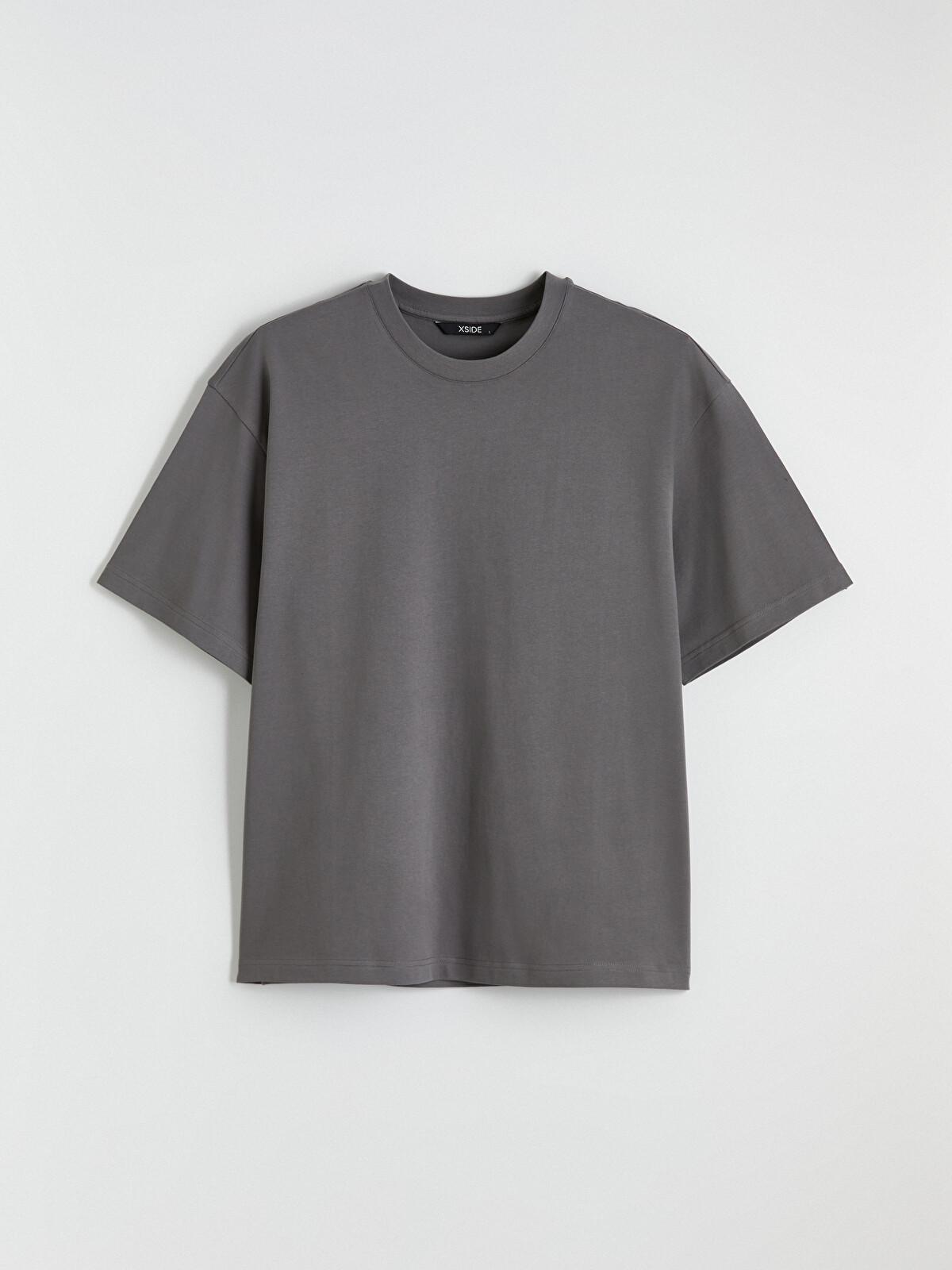 XSIDE Tricou din Țesătură Groasă cu Croială Lejeră /04