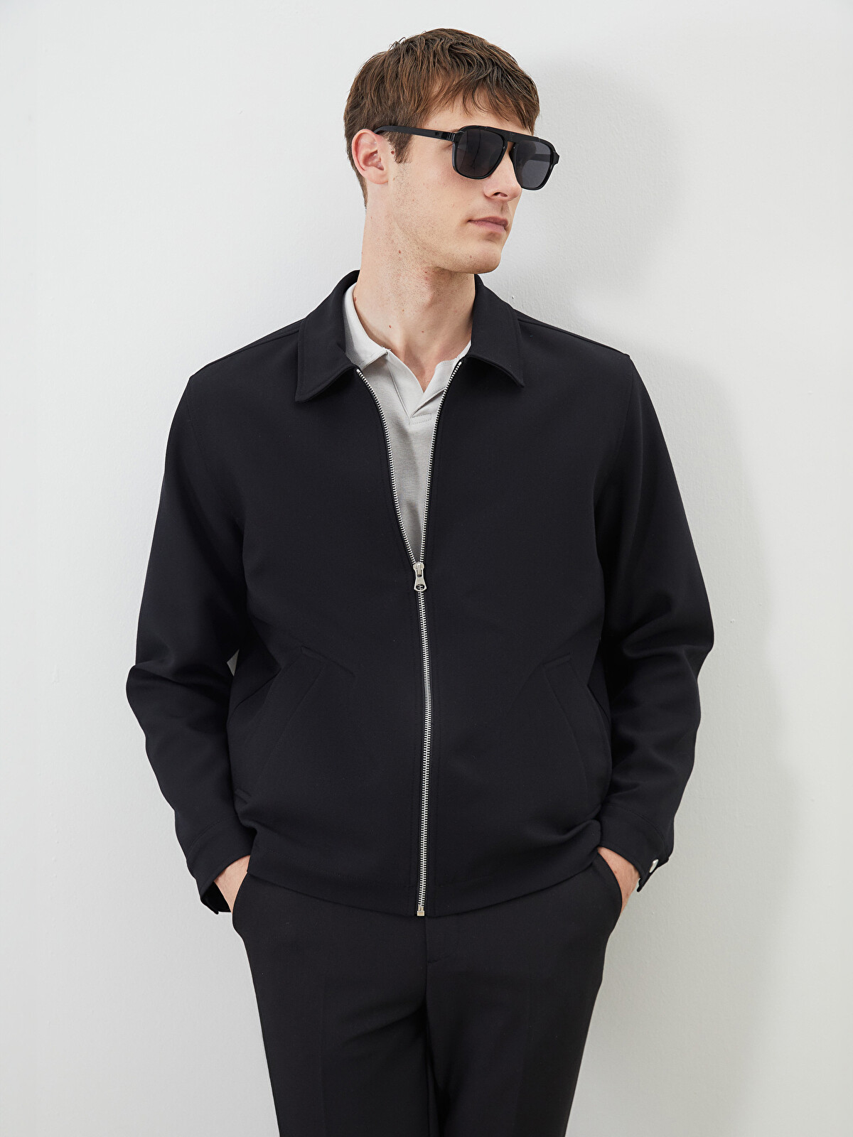SOUTHBLUE Standard Fit Collared Neck Men's Coat - S61846Z8-CVL