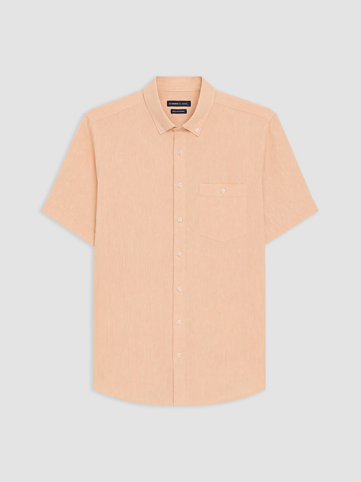 LCWAIKIKI Classic Regular Fit Keten Karışımlı Erkek Gömlek