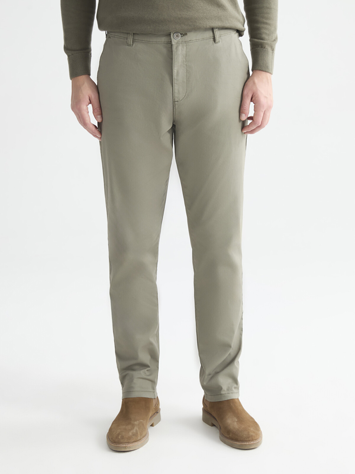 LCWAIKIKI Classic Slim Fit Gabardin Erkek Chino Pantolon