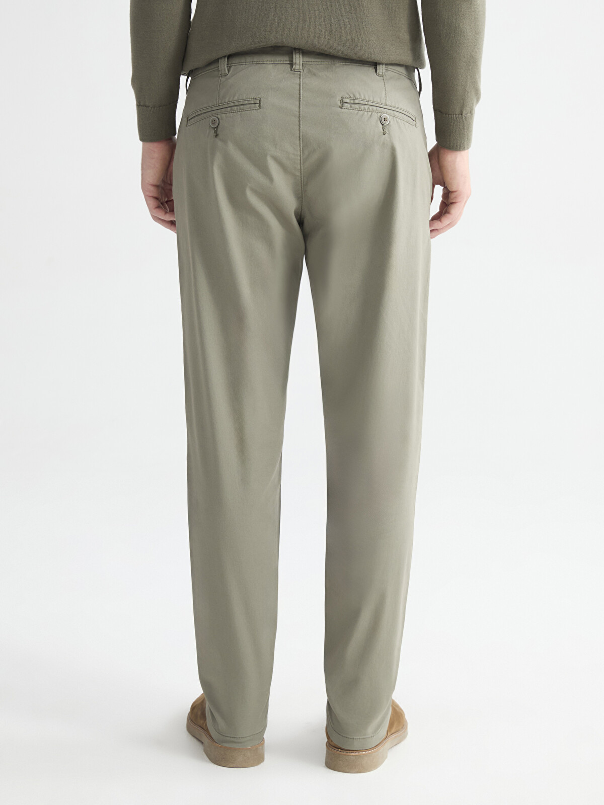 LCWAIKIKI Classic Slim Fit Gabardine Men's Chino Trousers