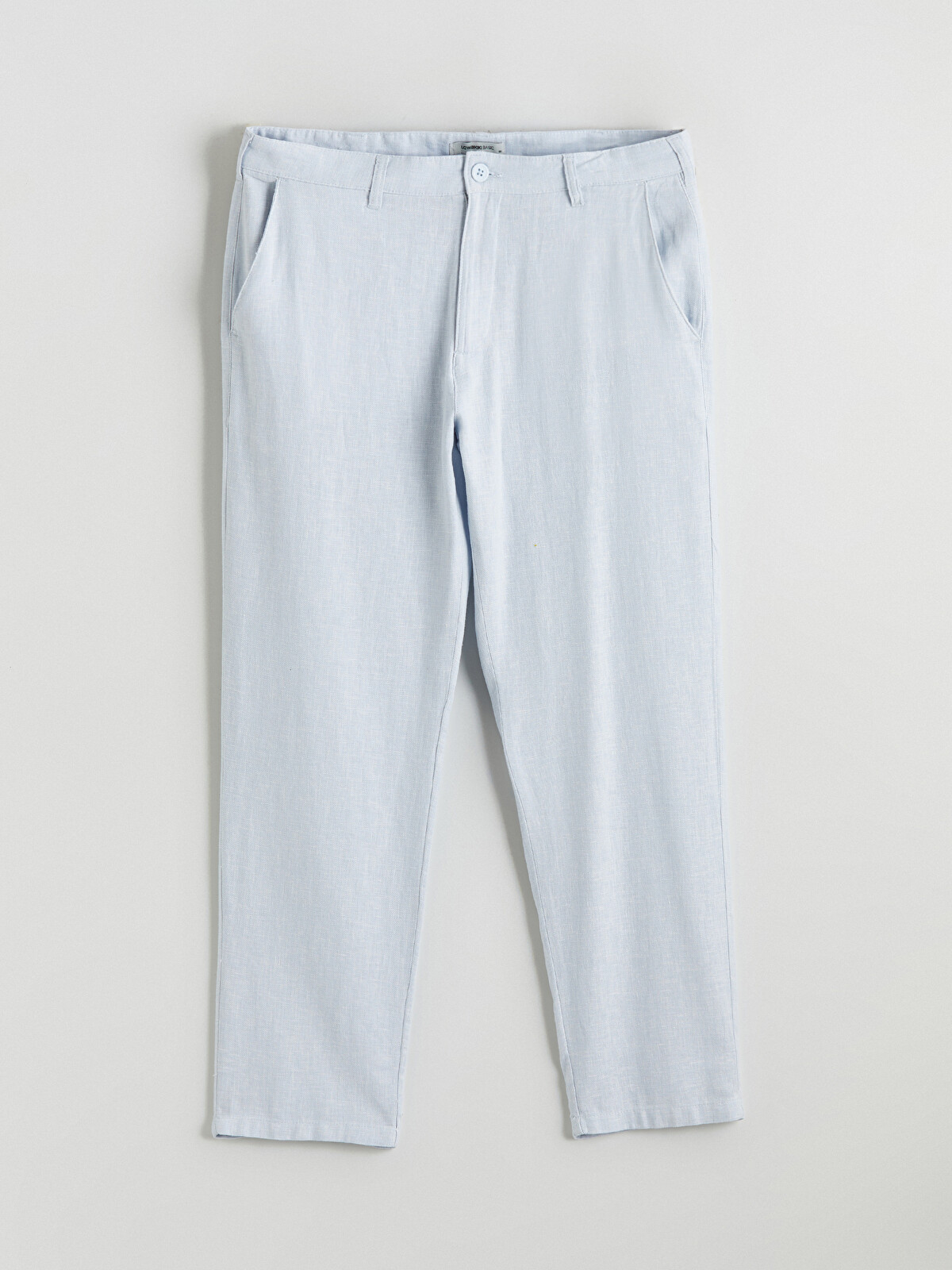 LCWAIKIKI Classic Regular Fit Keten Karışımlı Erkek Chino Pantolon