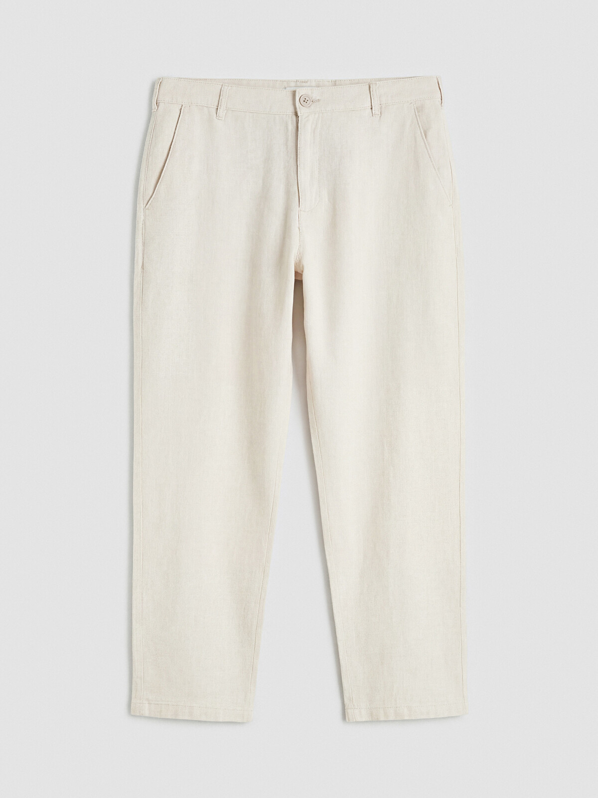 LCWAIKIKI Classic Regular Fit Keten Karışımlı Erkek Chino Pantolon