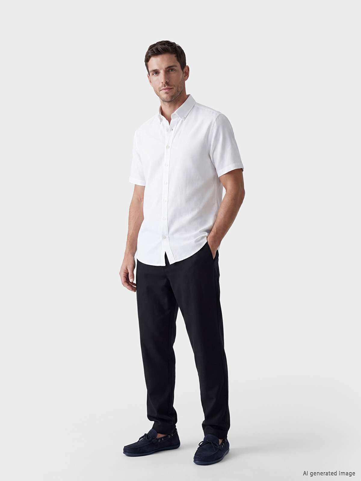 LCWAIKIKI Classic Regular Fit Keten Karışımlı Erkek Chino Pantolon