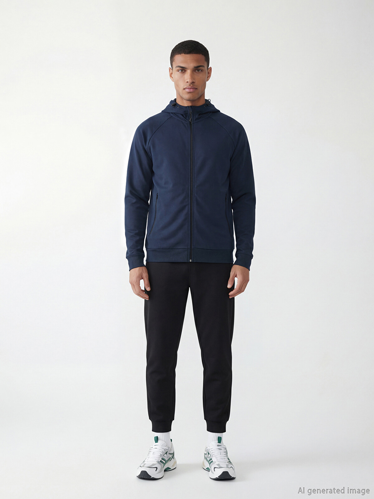 XSIDE ACTIVE Kapüşonlu Erkek Fermuarlı Sweatshirt - S61997Z8-CT8