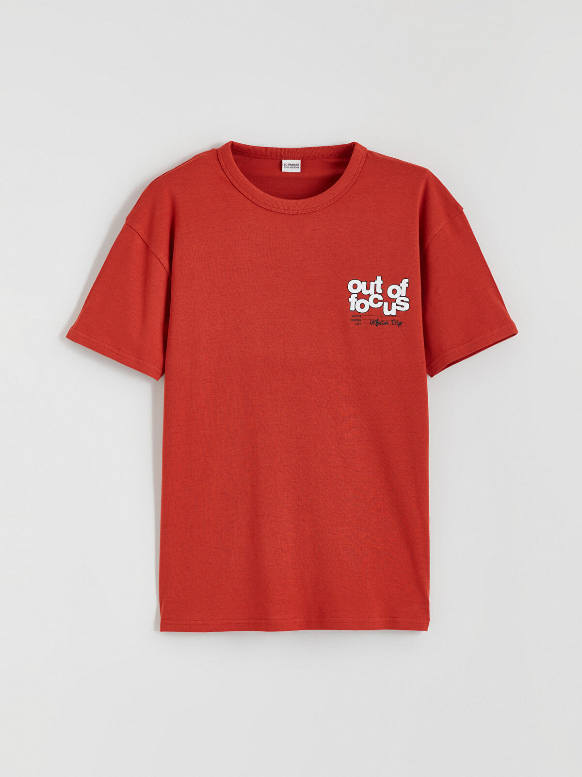 LCW Kids Baskılı Bisiklet Yaka Erkek Çocuk Tişört - S62157Z4-GXS