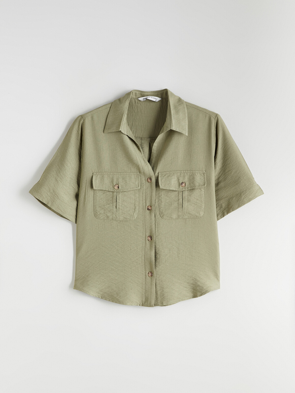 LCWAIKIKI Classic Oversize Women's Shirt - S62940Z8-Y0W | LC Waikiki