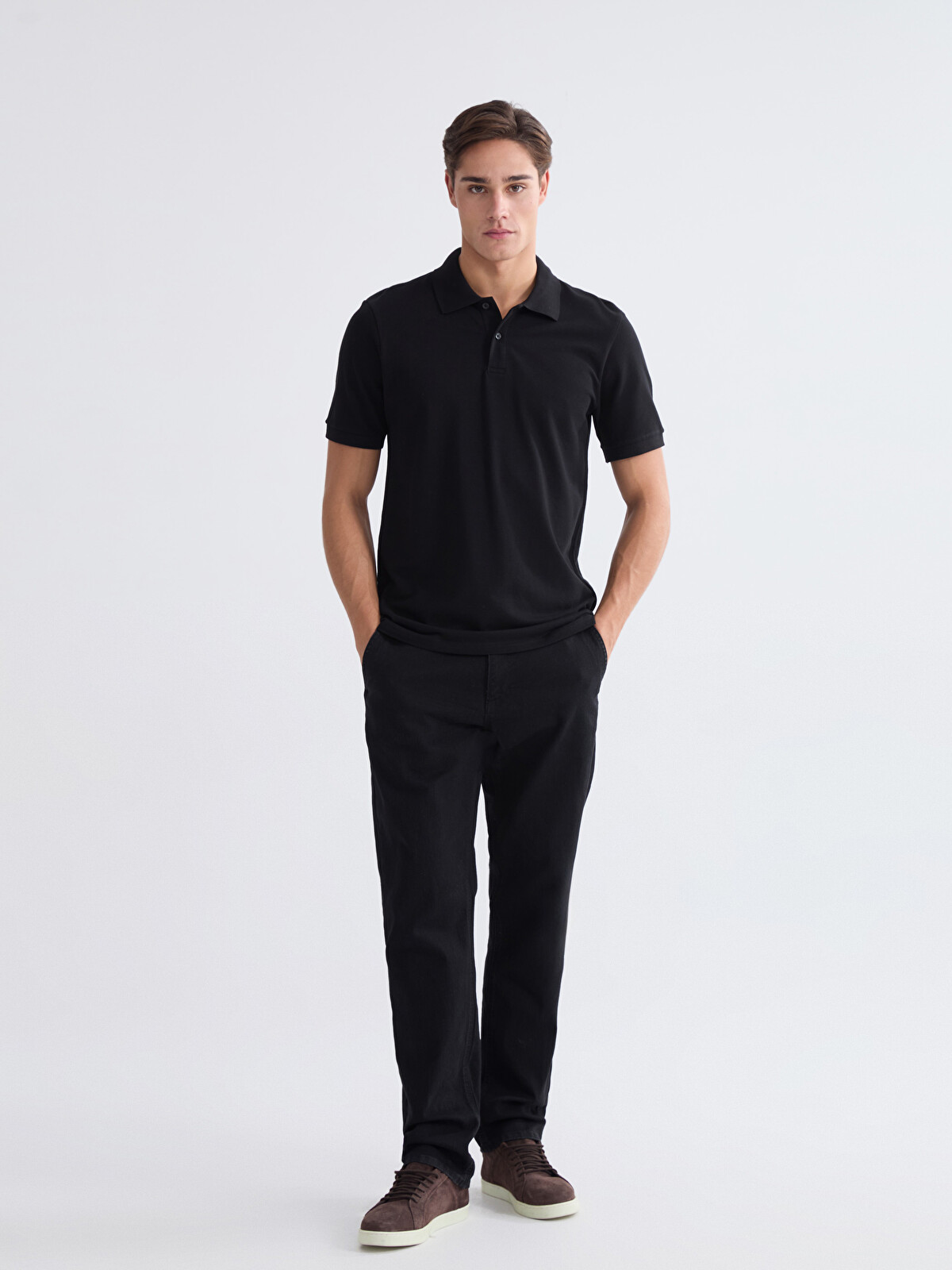 LCWAIKIKI Classic T-shirt Homme en Piqué à Col Polo