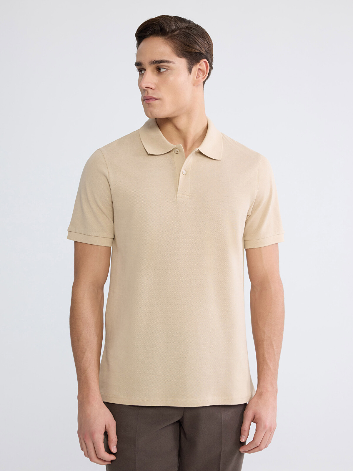 LCWAIKIKI Classic Polo Collar Pique Men's T-Shirt