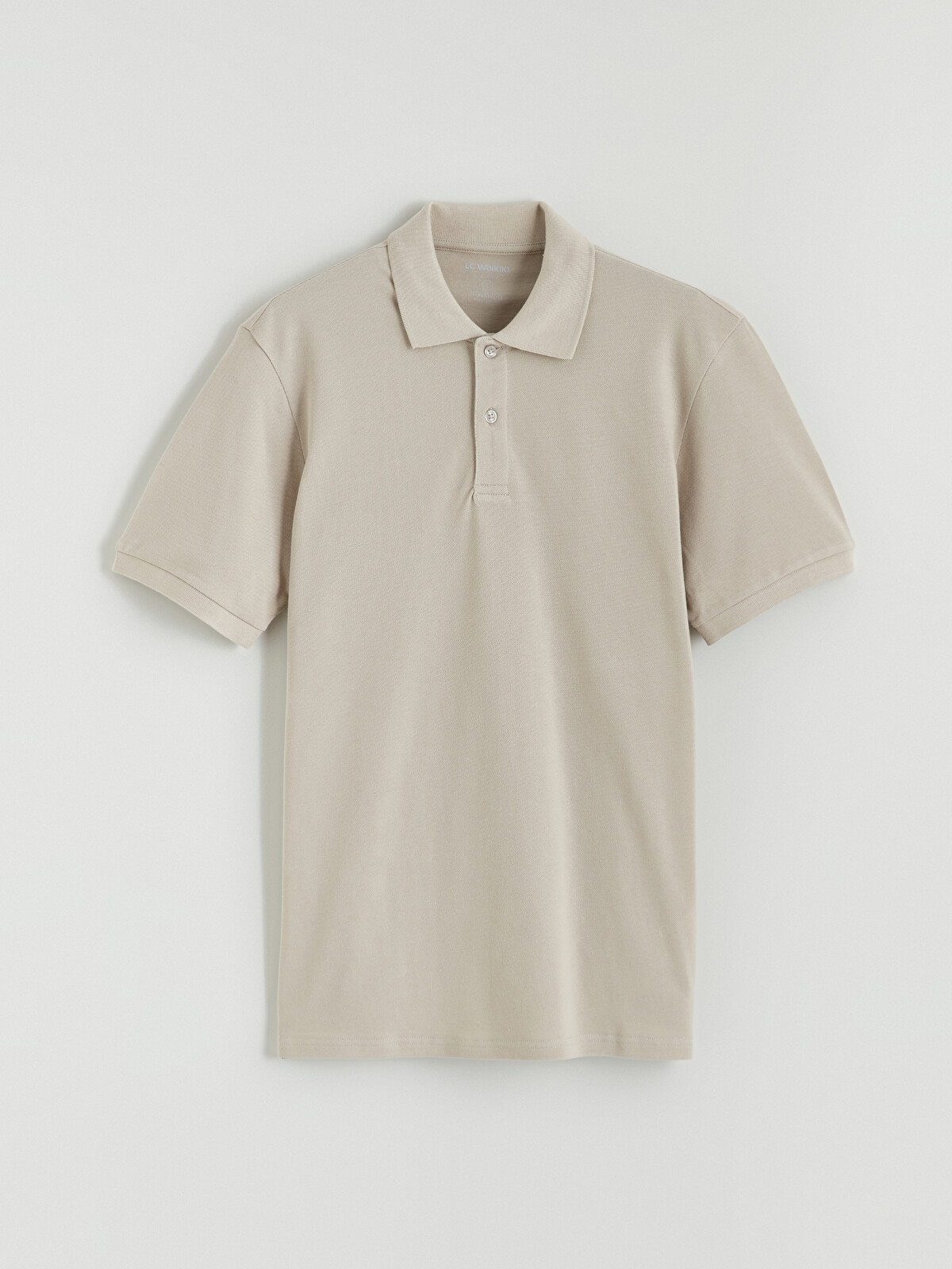 LCWAIKIKI Classic Man Beige T-Shirt
