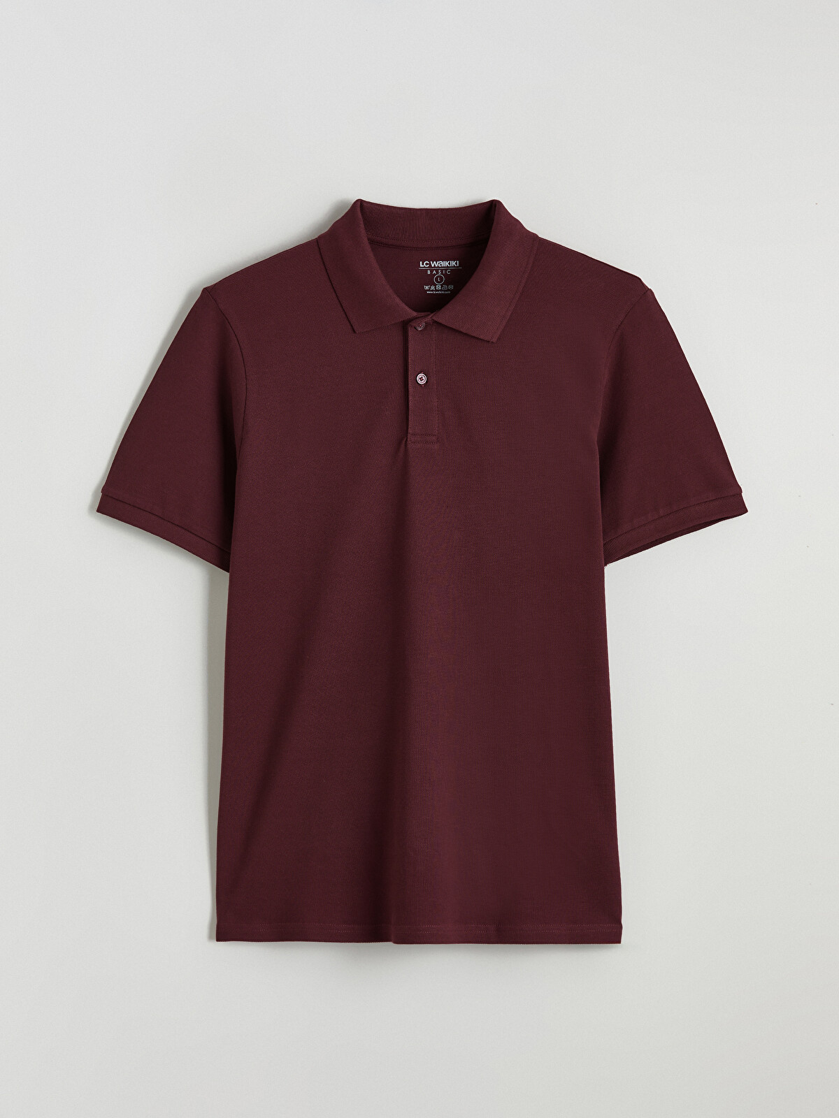 LCWAIKIKI Classic Man Bordeaux T-Shirt