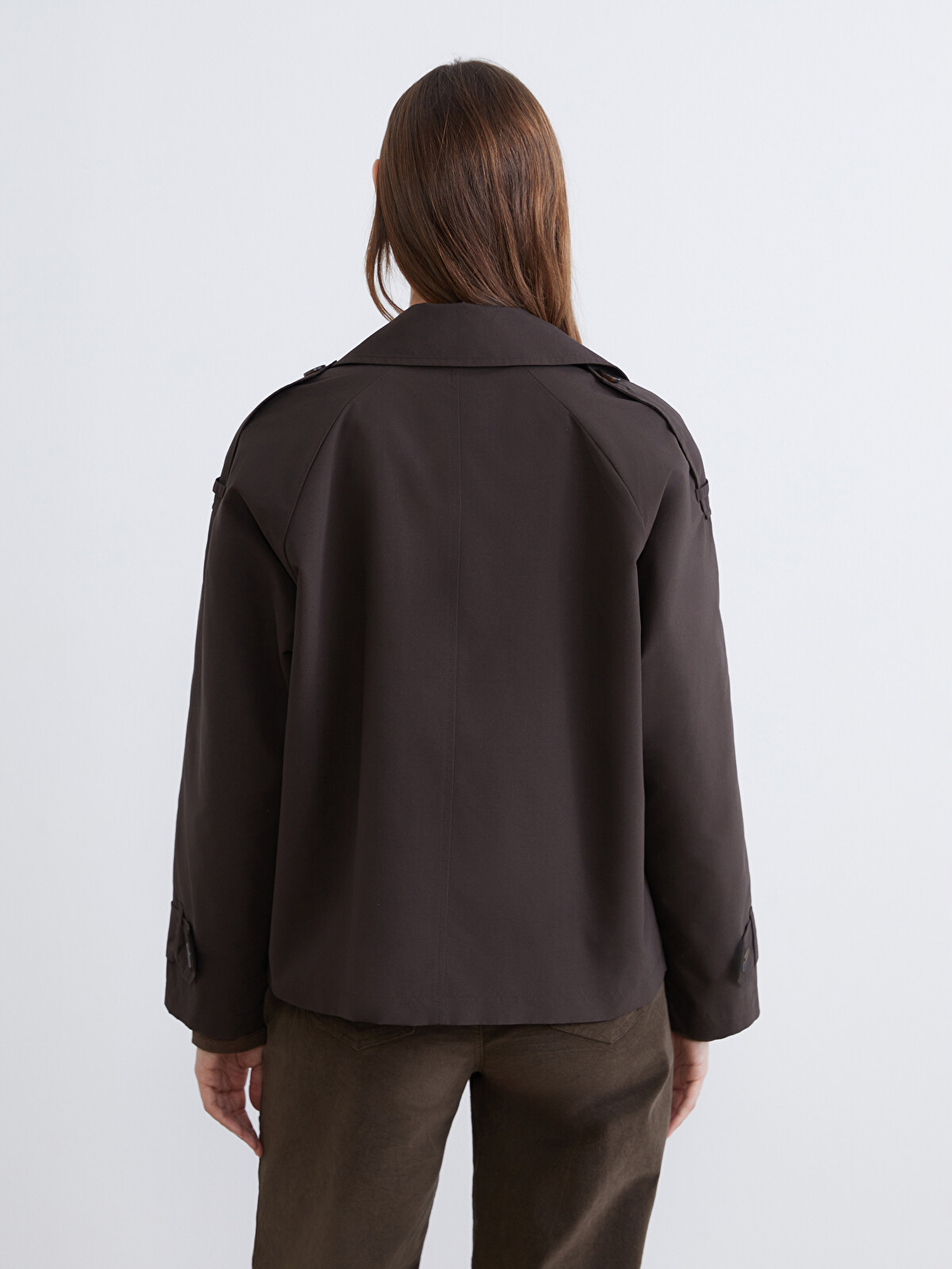 LCWAIKIKI Classic Double Breasted Oversize Women's Trench Coat