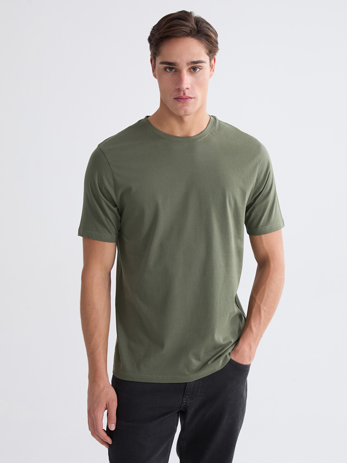 LCWAIKIKI Classic Crew Neck Jersey Men's T-Shirt