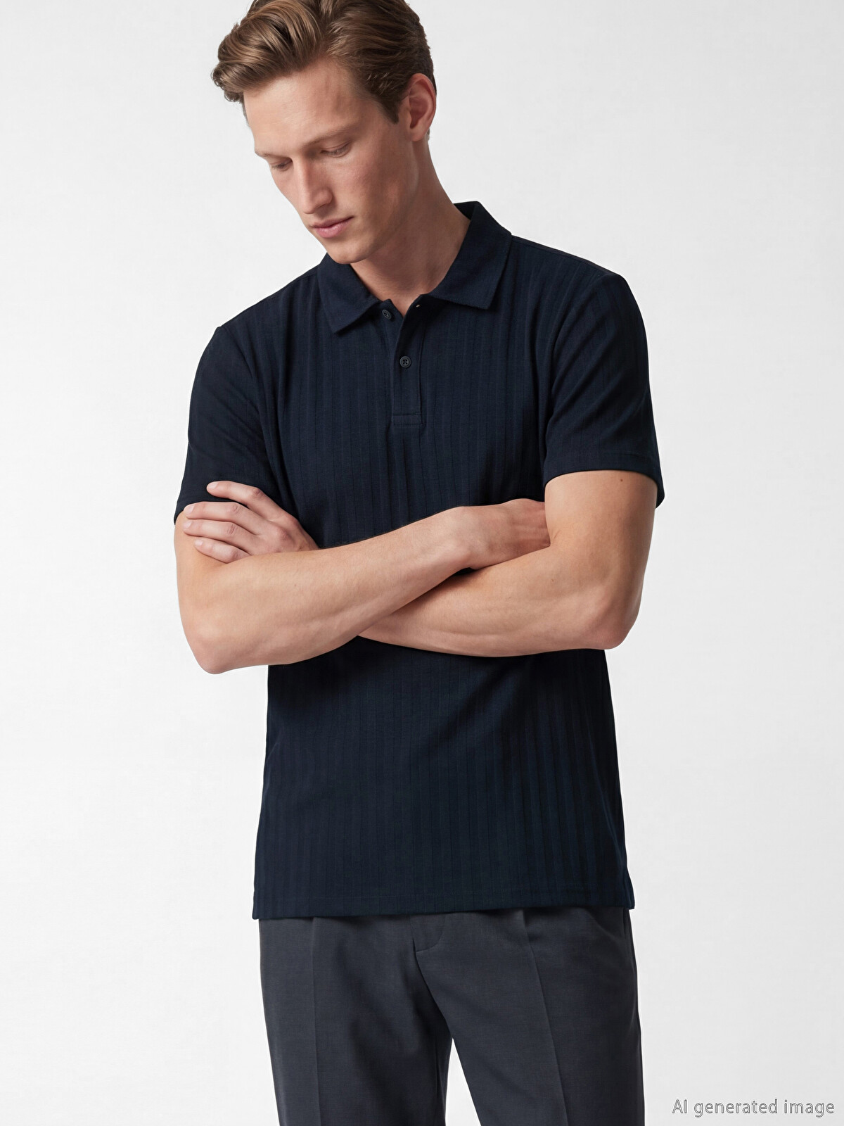 黒辻 SOUTHBLUE Polo Yaka Erkek Tişört - S63554Z8-RFH | LCW