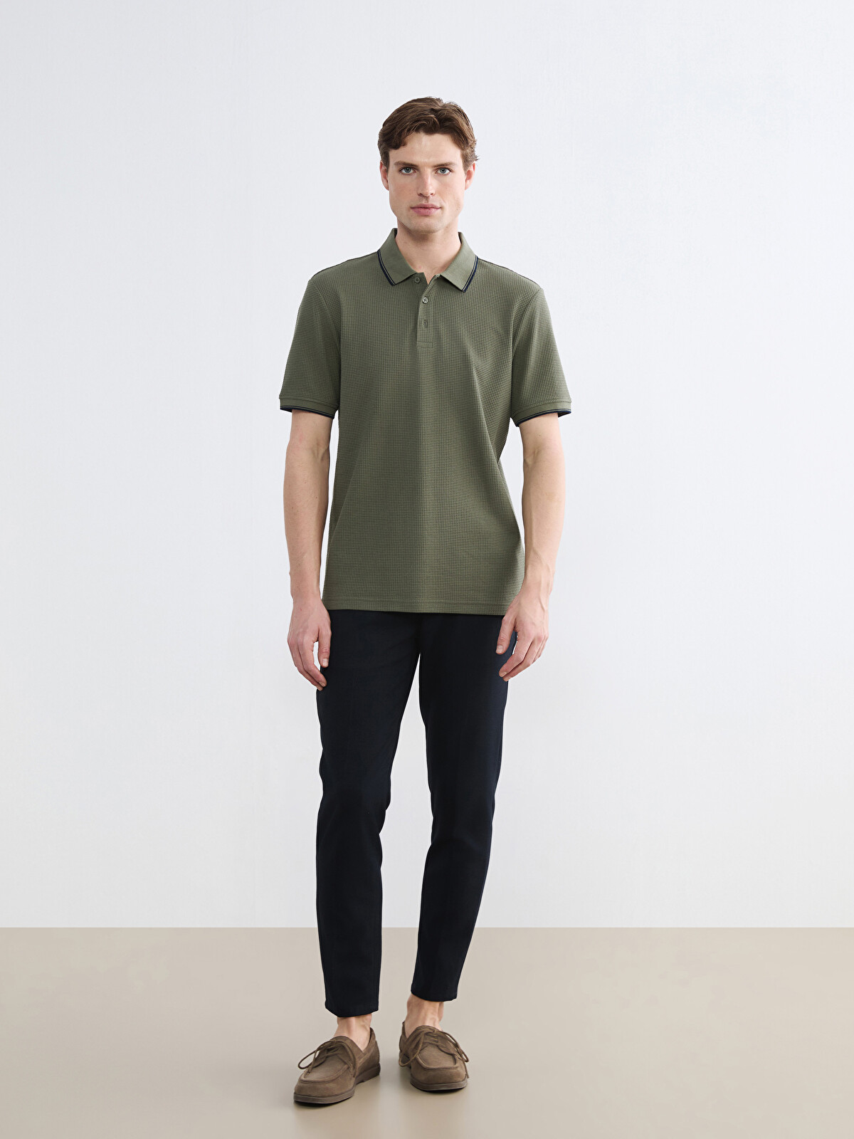 SOUTHBLUE Polo Collar Men's T-Shirt - S63558Z8-V0N | LC Waikiki