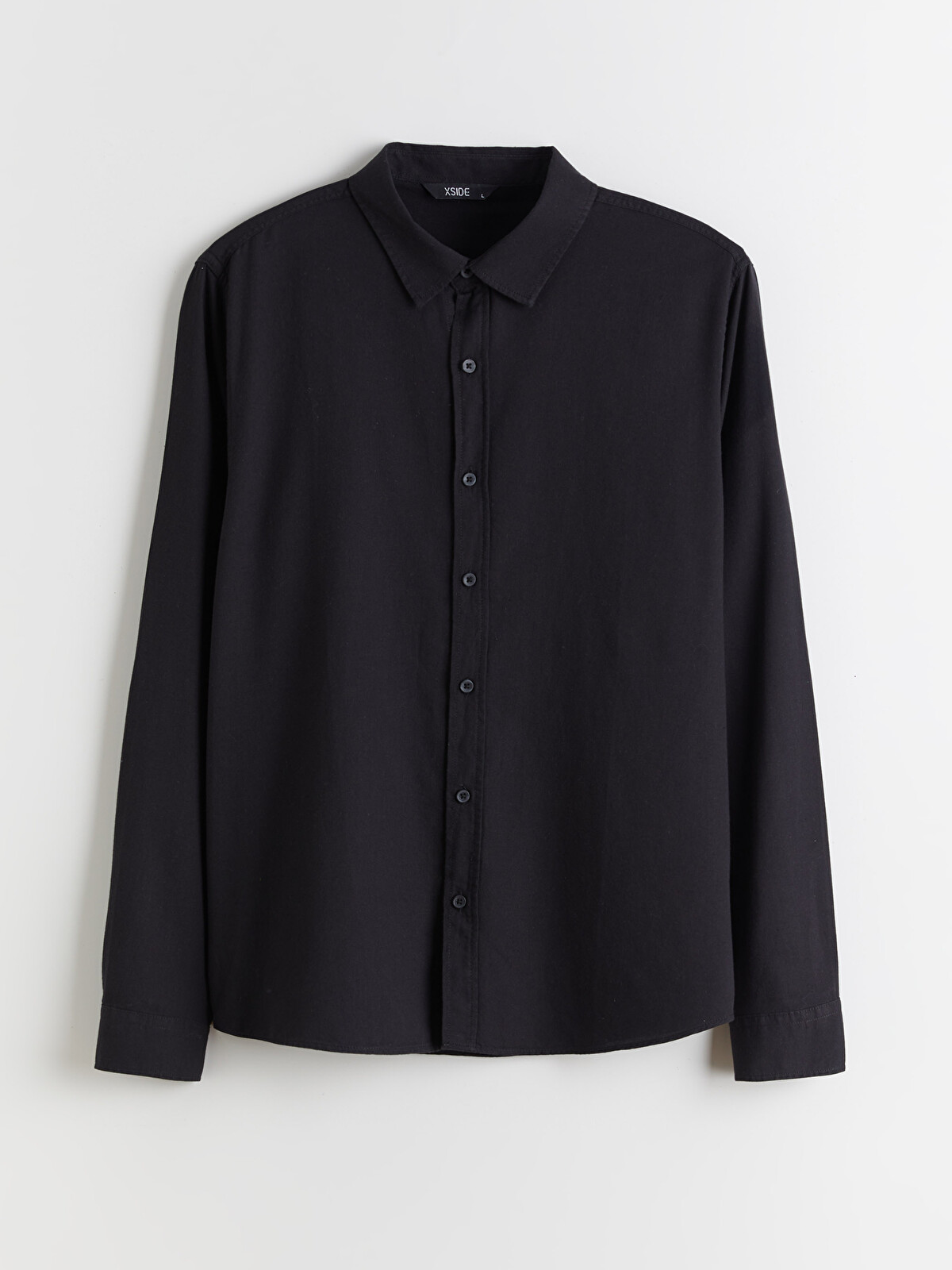 XSIDE Regular Fit Gabardine Men's Shirt - S63594Z8-RQL | LC Waikiki