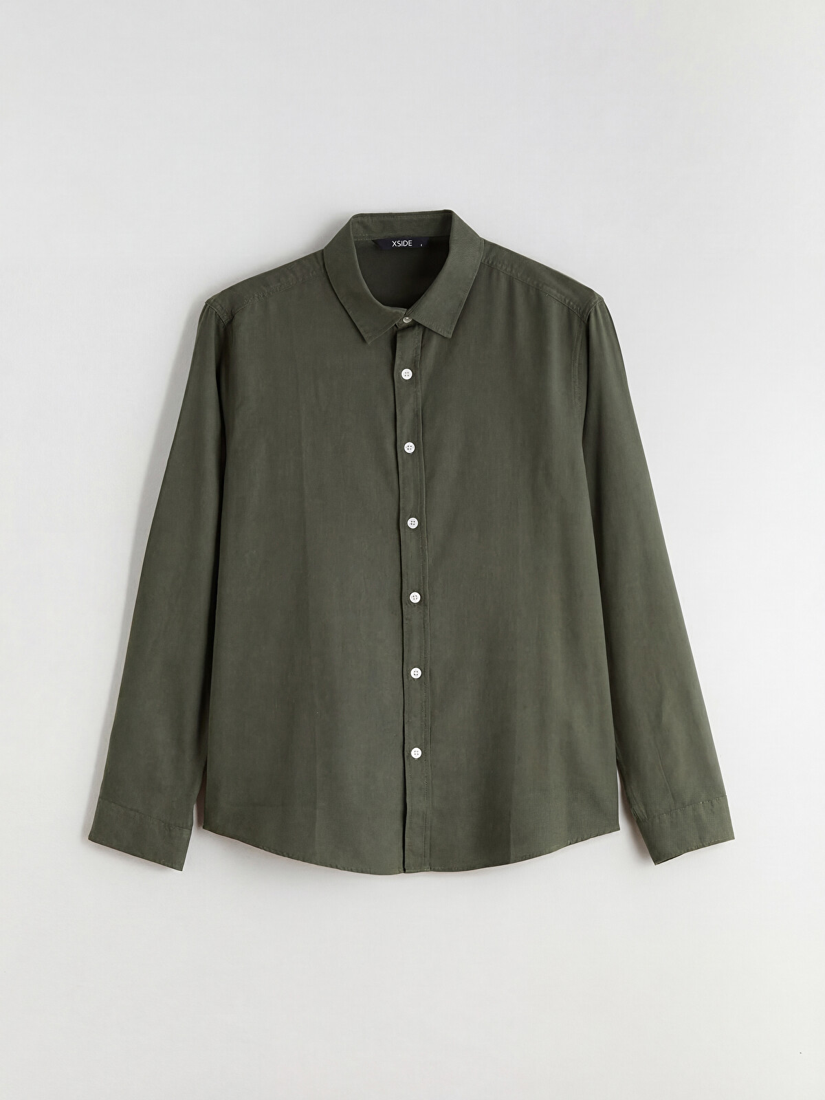 XSIDE Regular Fit Gabardin Erkek Gömlek - S63594Z8-YMW | LC Waikiki