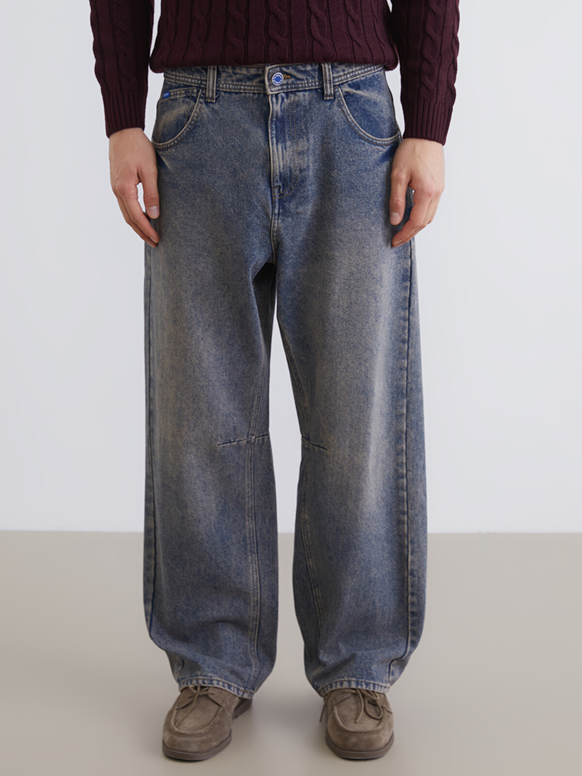 LCW Jeans Baggy Fit Erkek Jean Pantolon - S63633Z8-309 | LC Waikiki