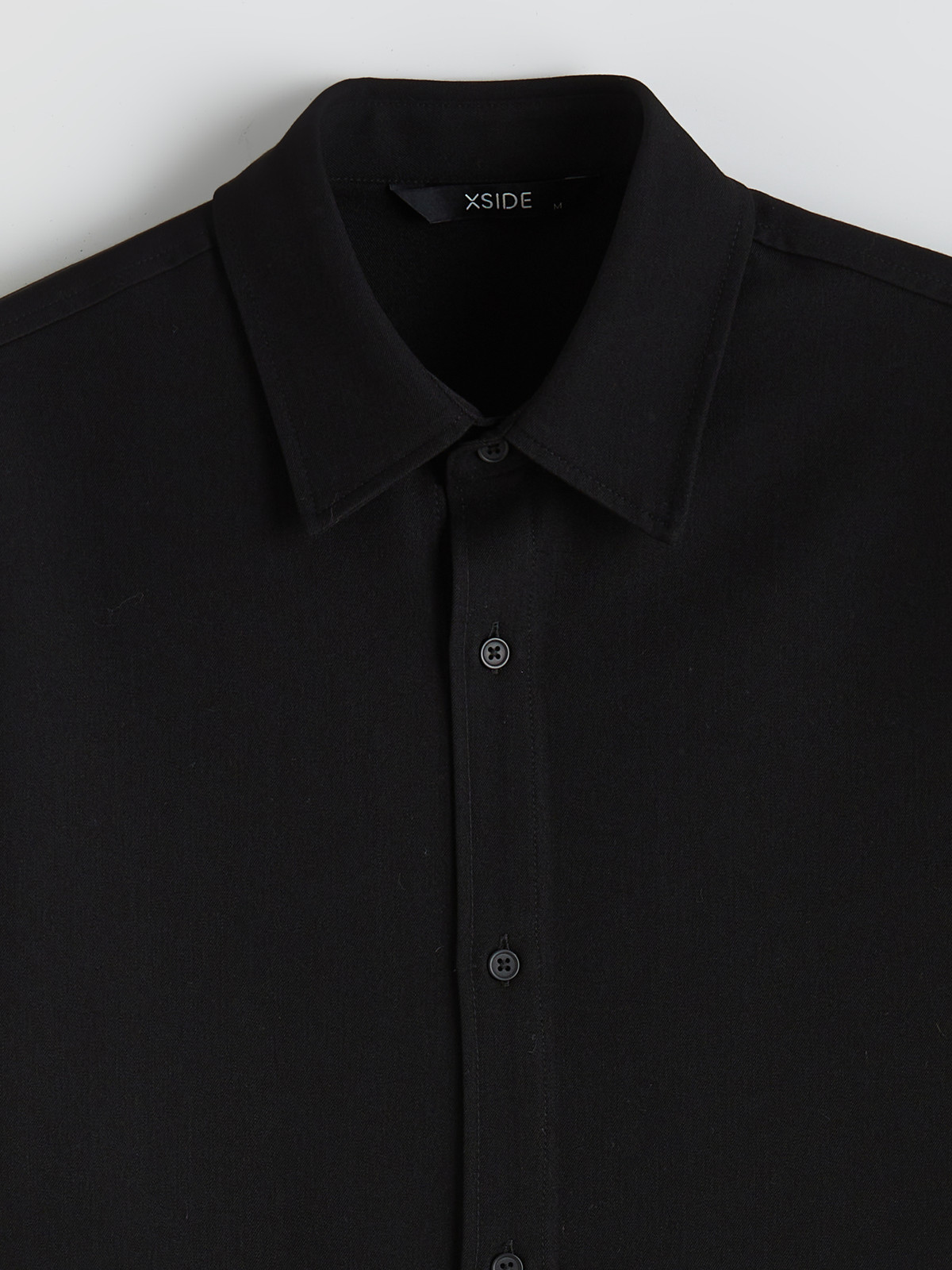 XSIDE Relaxed Fit Gabardine Men's Shirt - S63643Z8-RQL | LC Waikiki