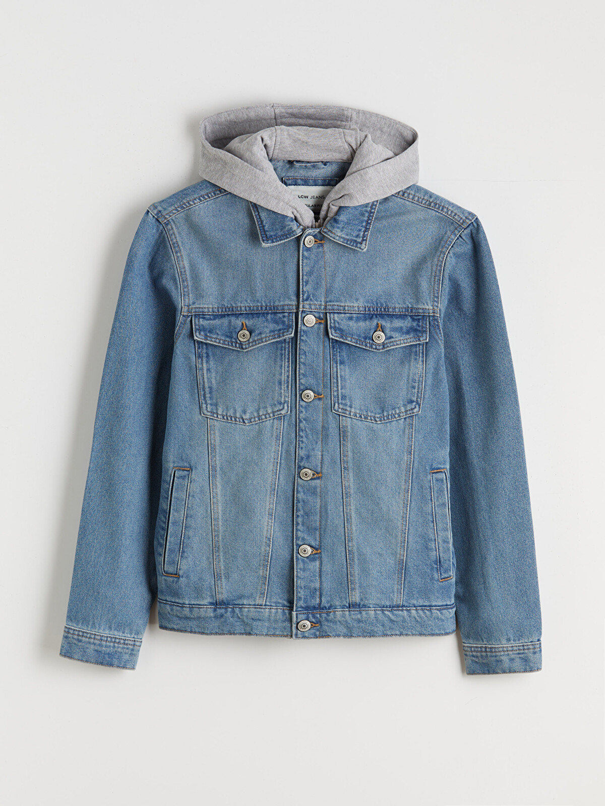 LCW Jeans Regular Fit Hooded Men's Denim Jacket - S64018Z8-311