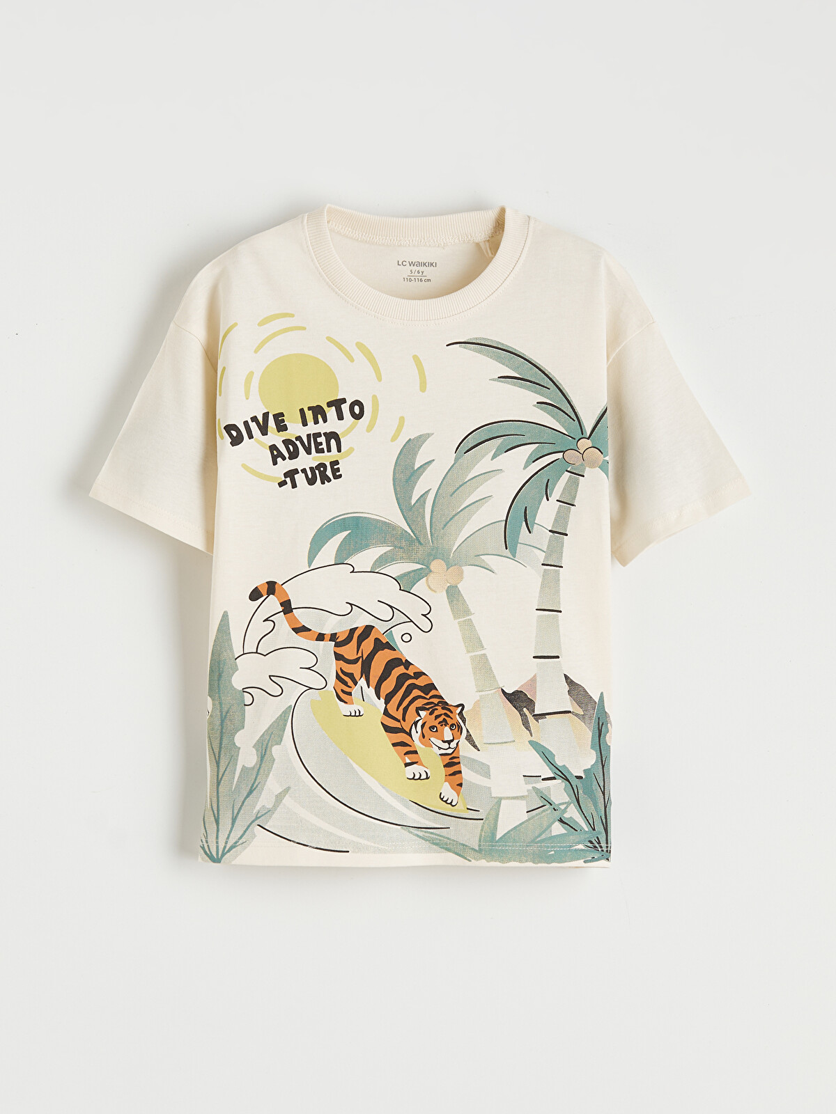 LCW Kids Boys' Printed Jersey T-Shirt - S64420Z1-QVK - LC Waikiki