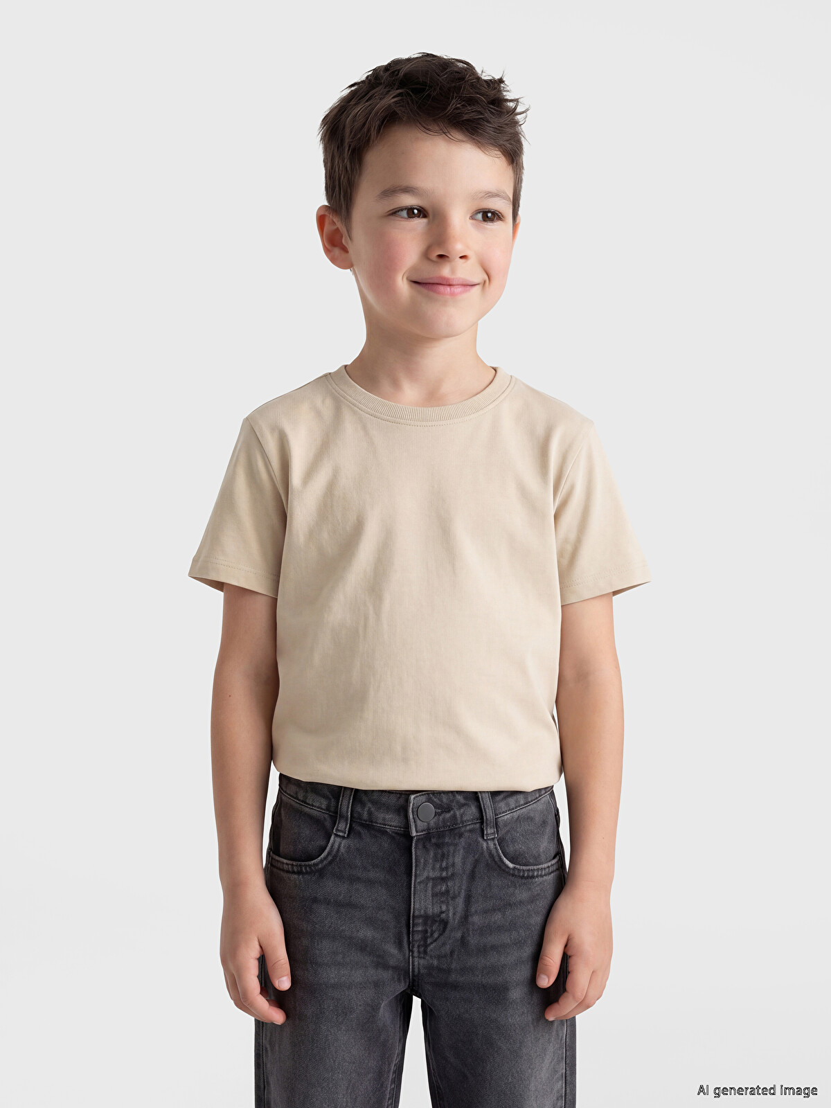 LCW Kids Dječak BEŽ Majica kratkih rukava
