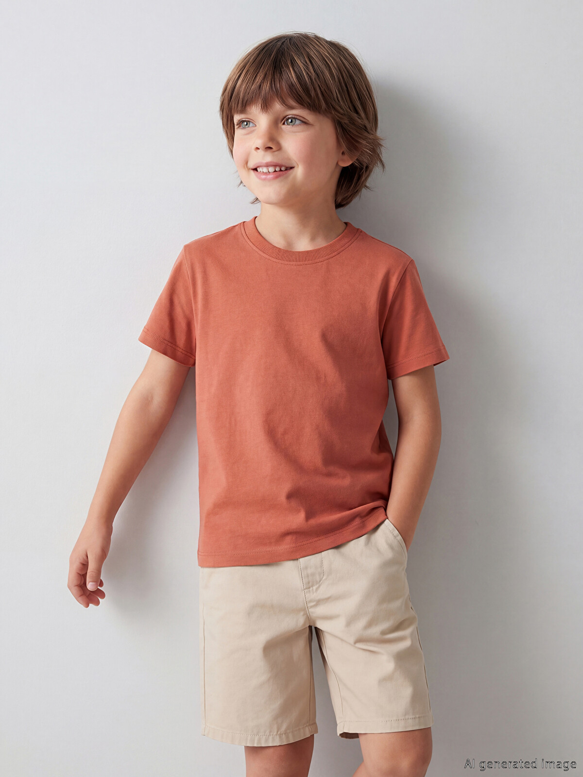 LCW Kids Bisiklet Yaka Erkek Çocuk Tişört
