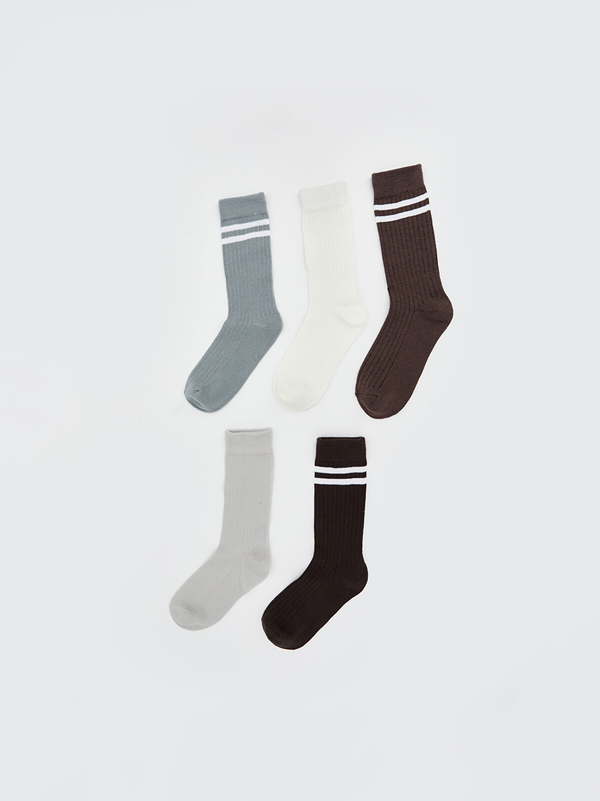 LCW DREAM Striped Women's Ankle Socks 5-pack - S64863Z8-G3L | LC
