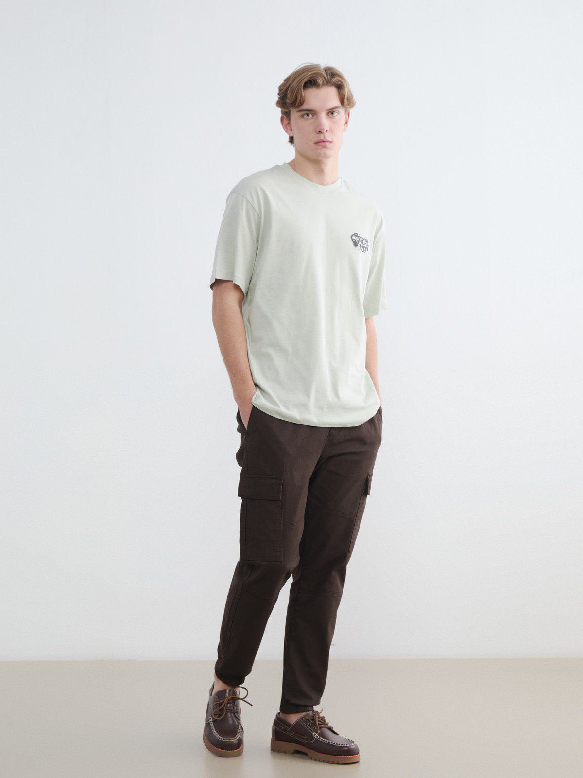 XSIDE Regular Fit Gabardin Erkek Kargo Pantolon - S65129Z8-HCJ