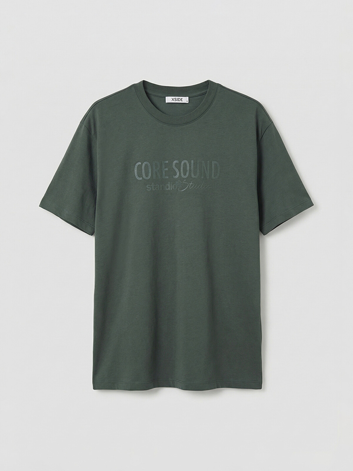 きみ XSIDE Crew Neck Printed Men's T-Shirt - S65131Z8-15H | LC Waikiki