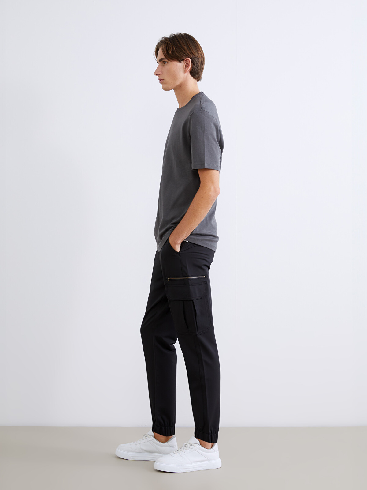 XSIDE Slim Fit Men's Cargo Trousers - S65180Z8-RQL | LC Waikiki