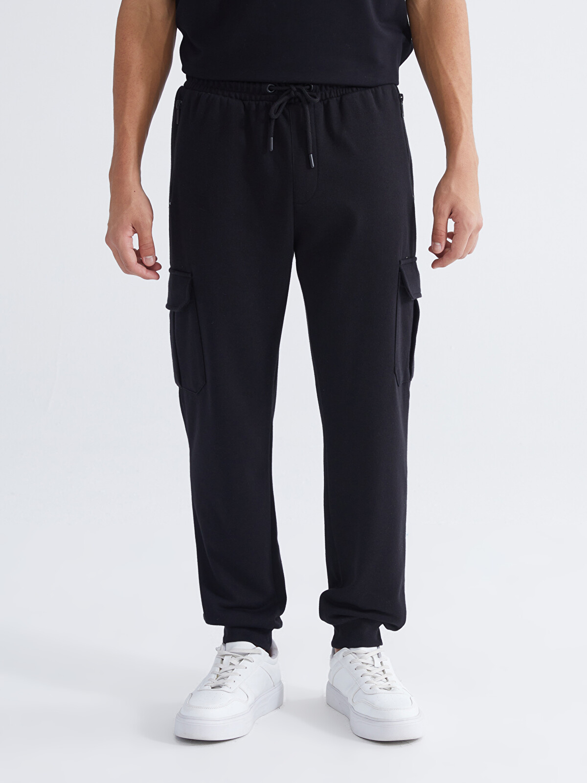 XSIDE Siyah Standart Kalıp Erkek Jogger Eşofman Altı - S65182Z8