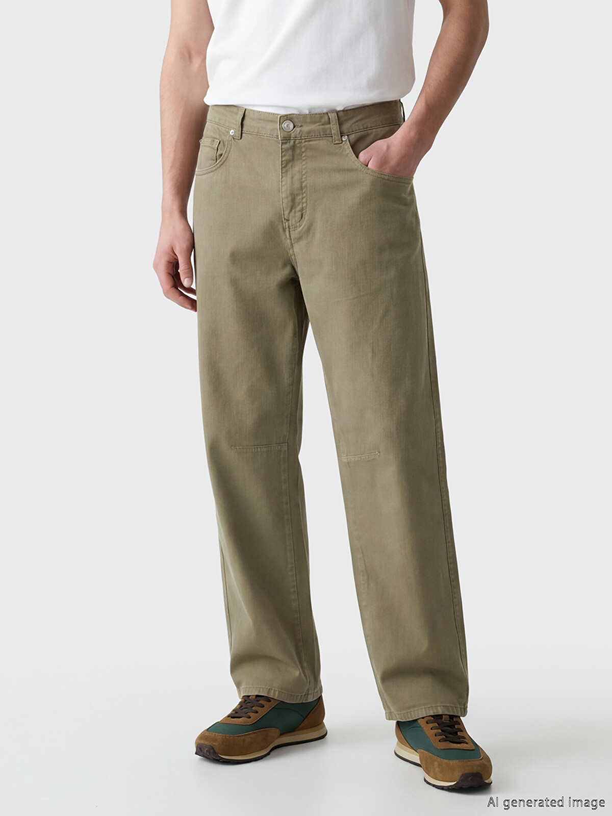 XSIDE Rahat Kalıp Gabardin Erkek Pantolon - S65282Z8-GXF | LC Waikiki