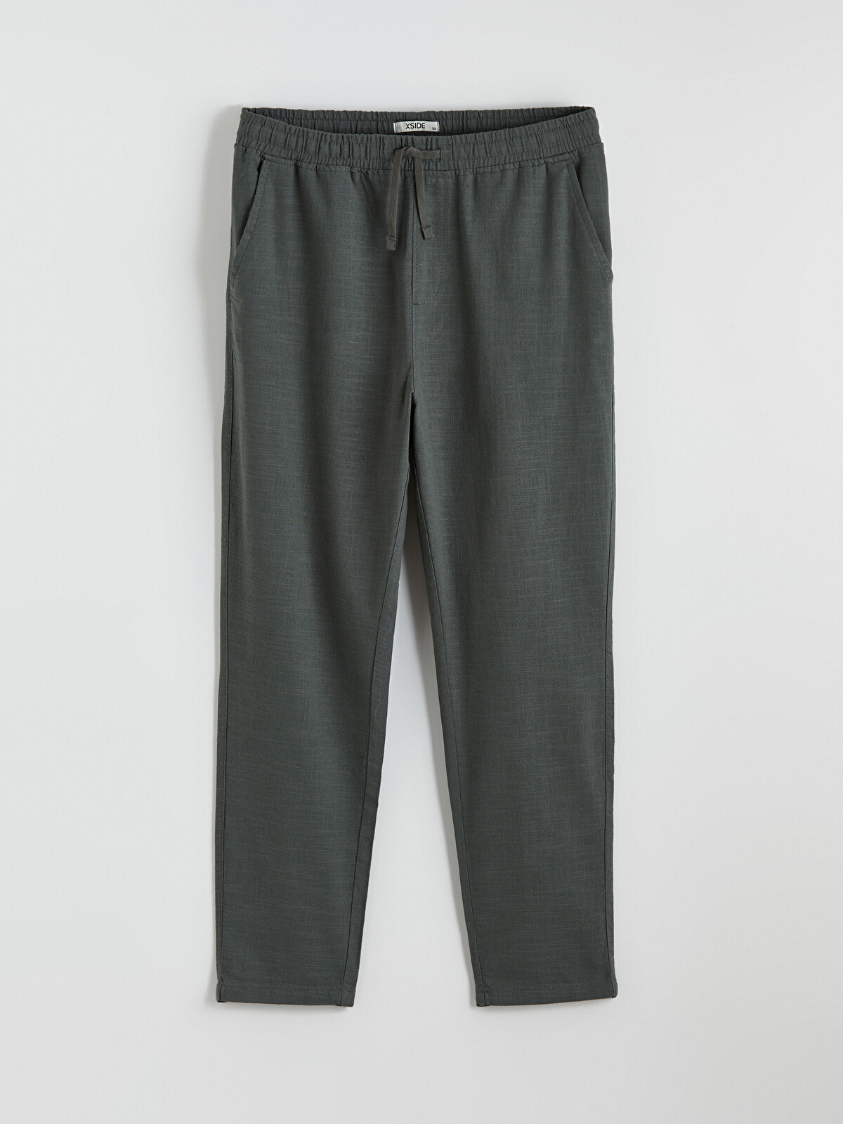 XSIDE Rahat Kalıp Keten Görünümlü Erkek Pantolon - S65398Z8-8U5
