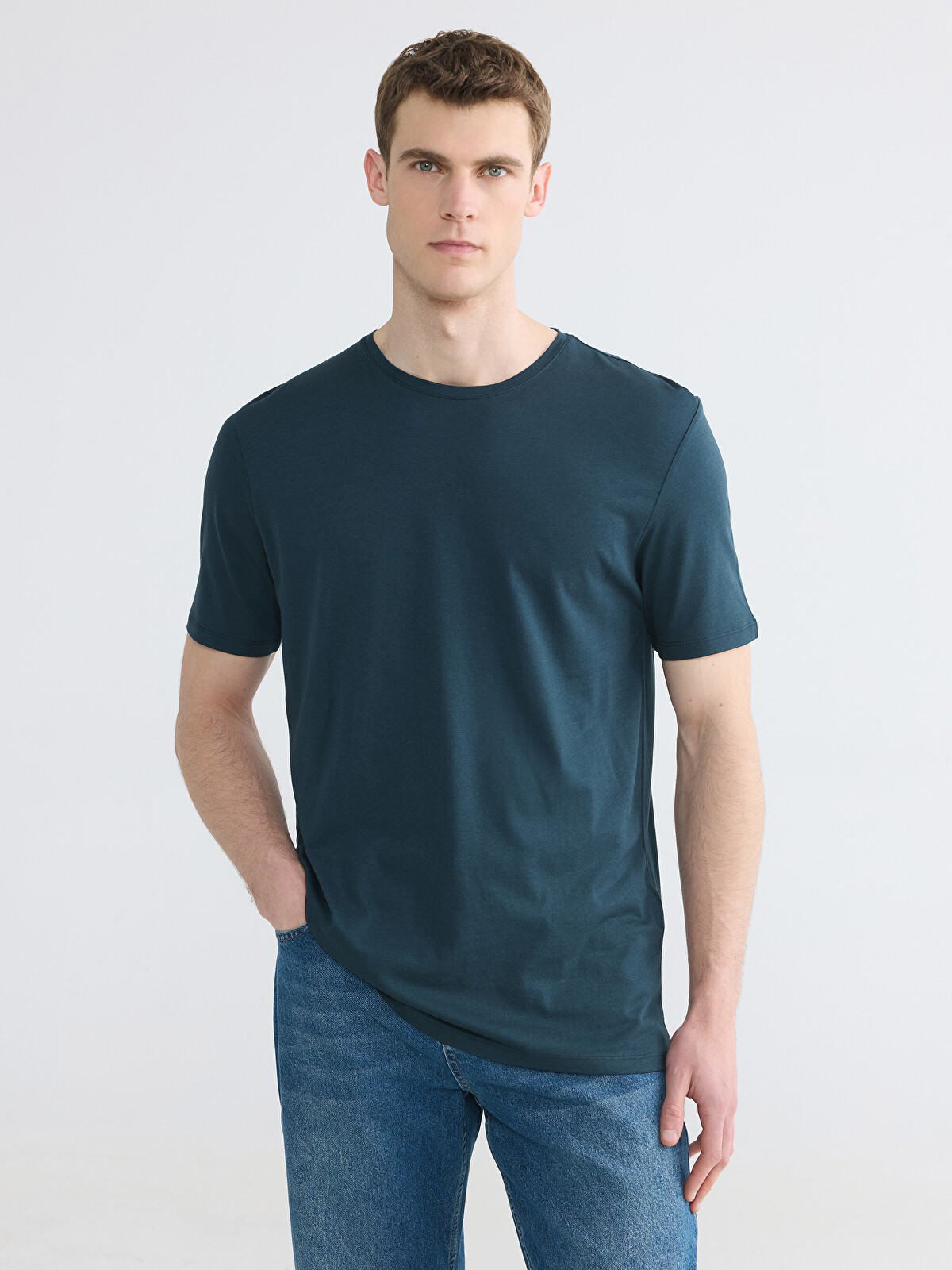 LCWAIKIKI Classic Slim Fit Basic Soft Touch Tişört