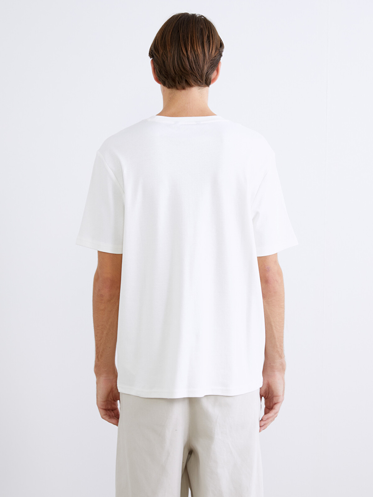 XSIDE Crew Neck Printed Men's T-Shirt - S65633Z8-EEW | LC Waikiki