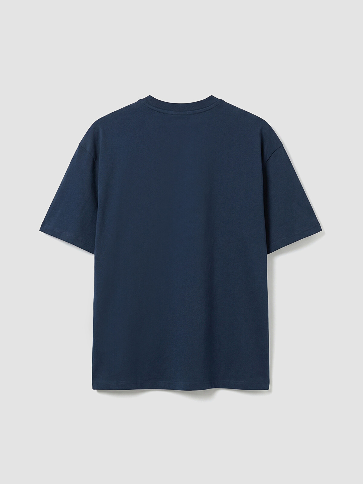 希少 ka na ta classic shirts / Wool Navy XSIDE Crew Neck Printed Men's T-shirt - S65693Z8-M00 | LC Waikiki
