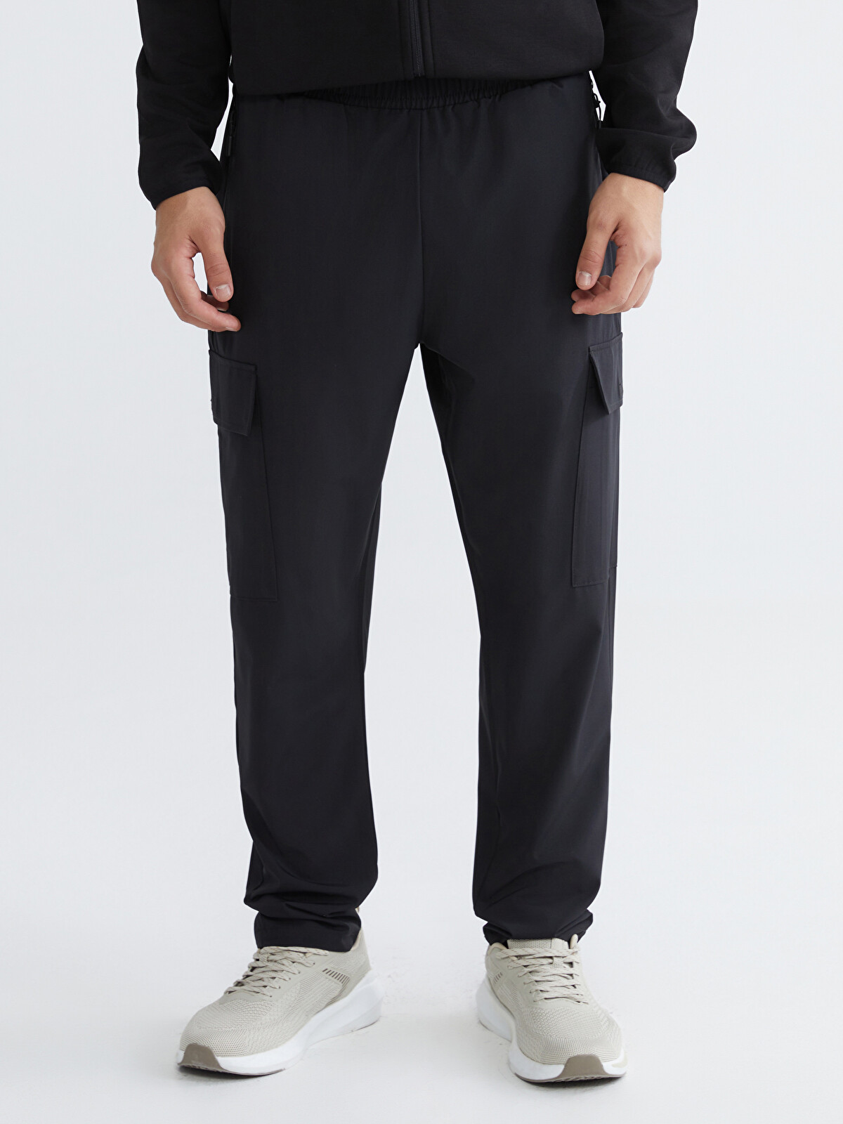 XSIDE ACTIVE Siyah Standart Kalıp Erkek Jogger Eşofman Altı
