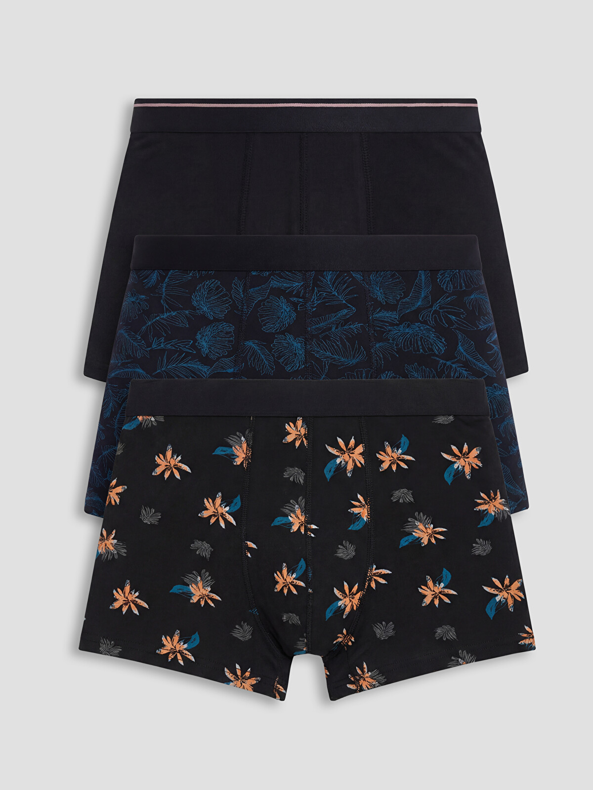 LC WAIKIKI Regular Fit Cotton Men's Boxer 3-Pack - S66174Z8-LQJ