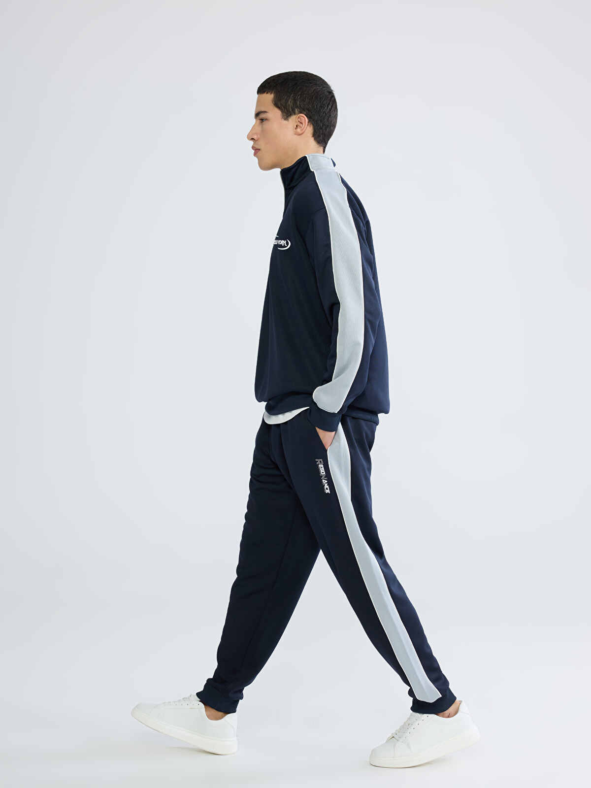 XSIDE Lacivert Standart Kalıp Erkek Jogger Eşofman Altı - S66398Z8