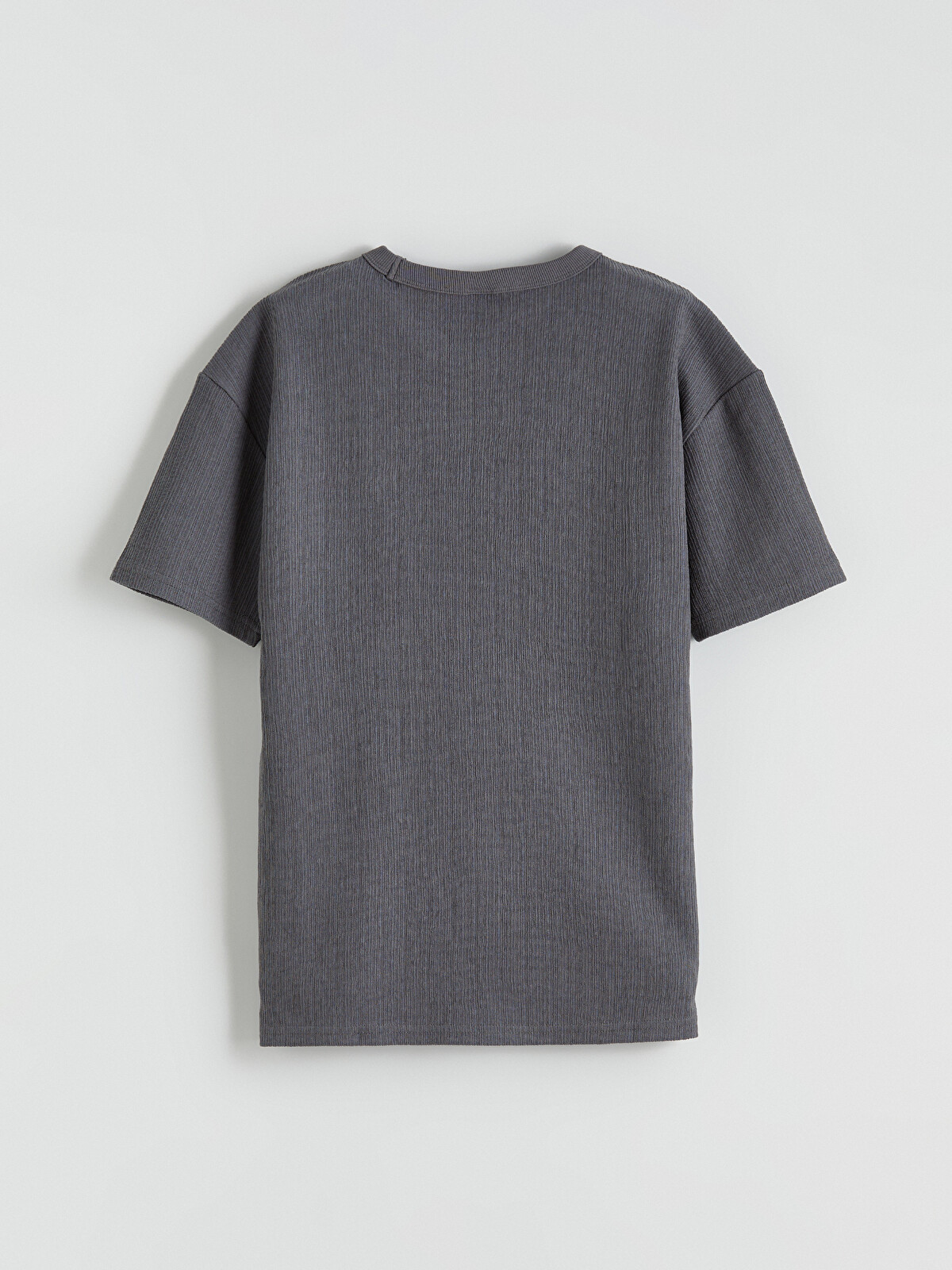 LCW Kids Textured Tee For The Young Gentleman - S66647Z4-R2H | LC