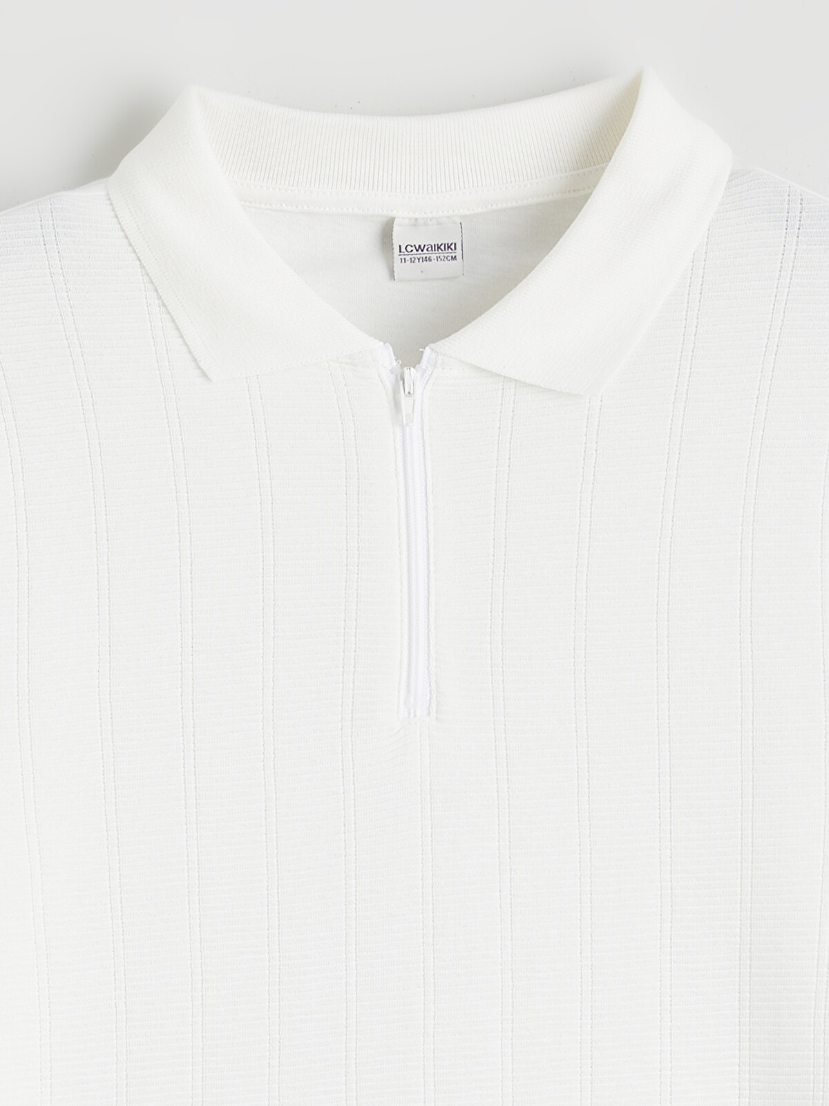 LCW Kids Beyaz Polo Yaka Erkek Çocuk Tişört - S66649Z4-R9J | LCW