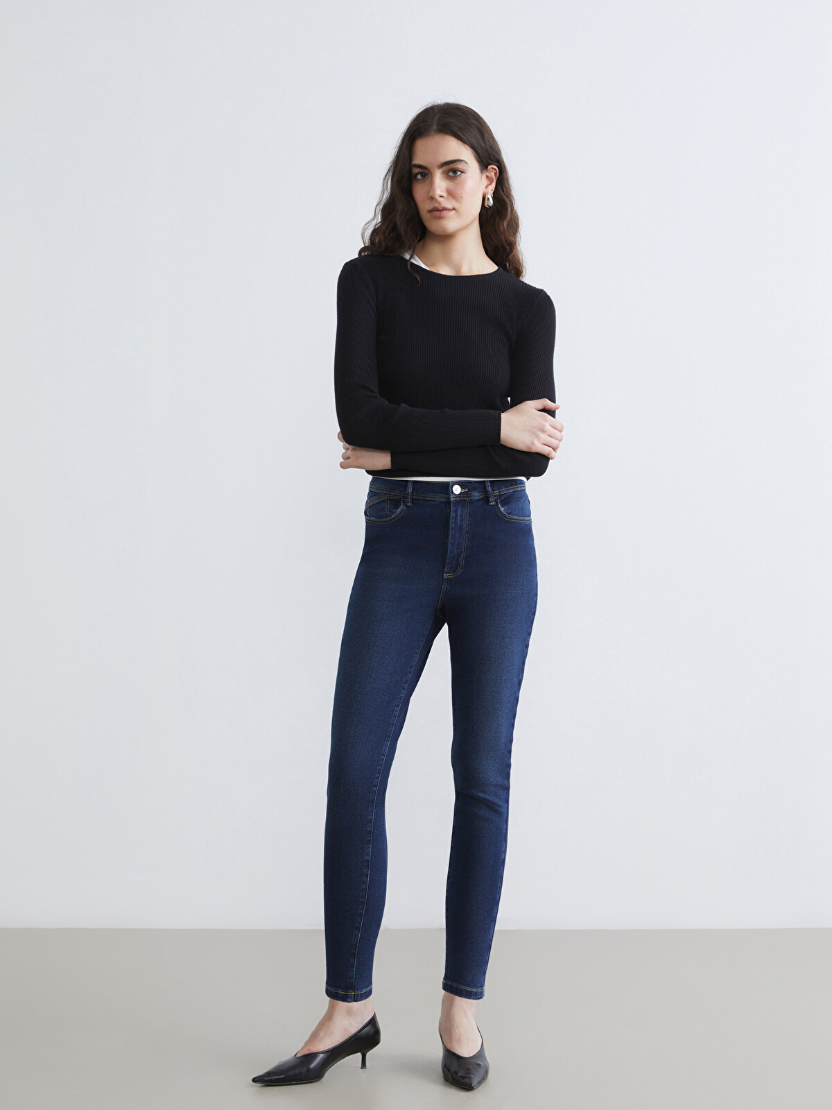 LCWAIKIKI Classic Slim Fit Women's Jeans - S66816Z8-309 | LC Waikiki