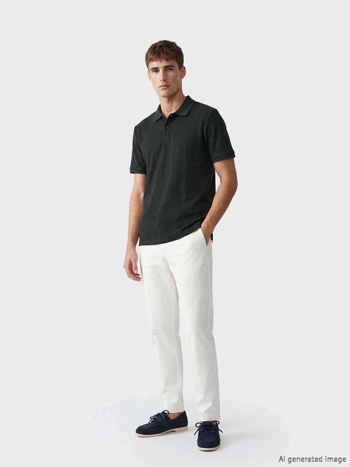 LCW Vision Polo Striped Men's T-Shirt