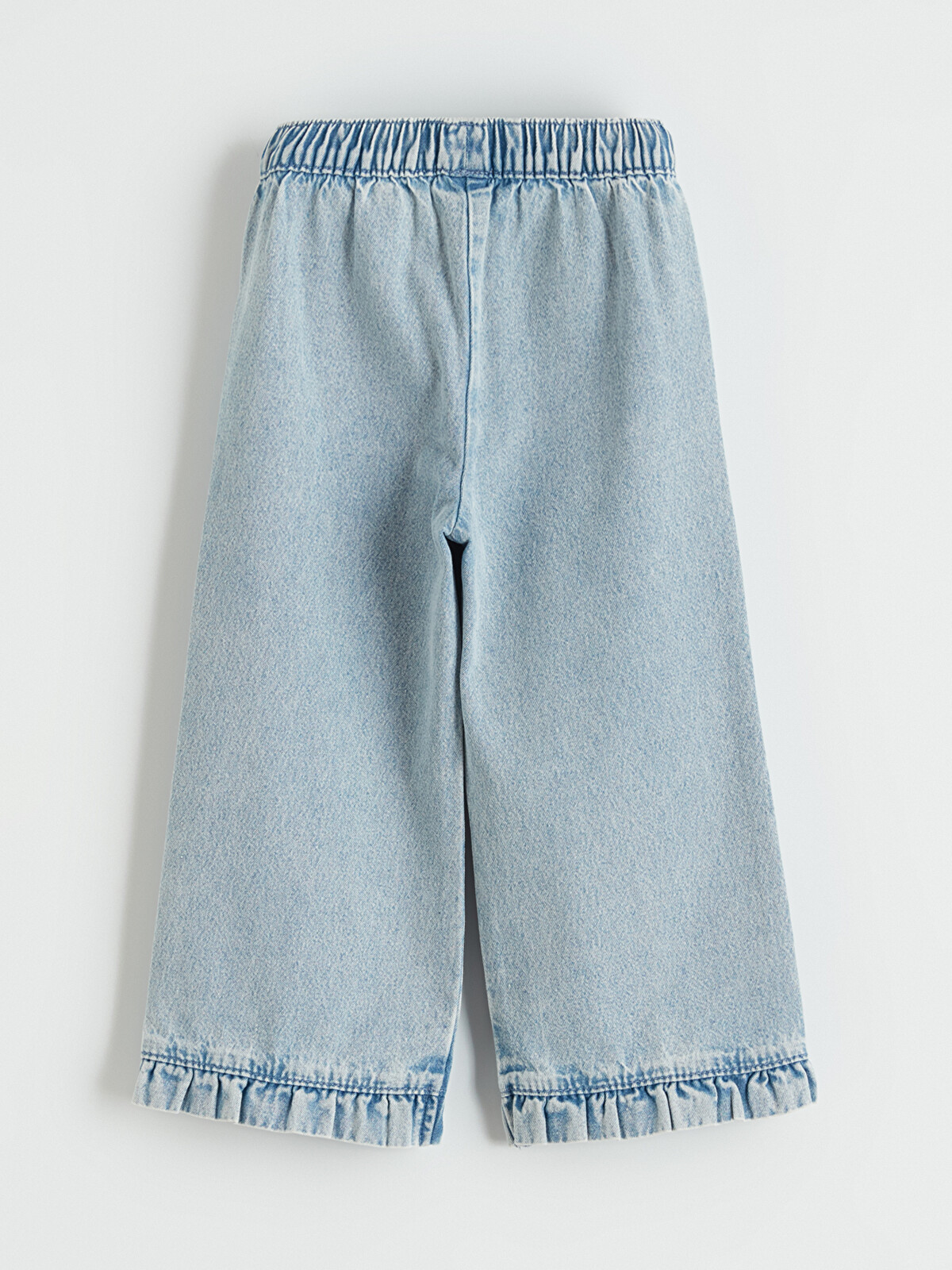 LCW Kids Beli Lastikli Kız Çocuk Jean Pantolon - S67195Z1-507 | LC