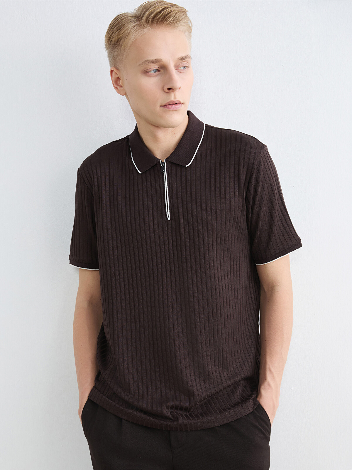 LCW Vision Polo Collar Men's T-Shirt