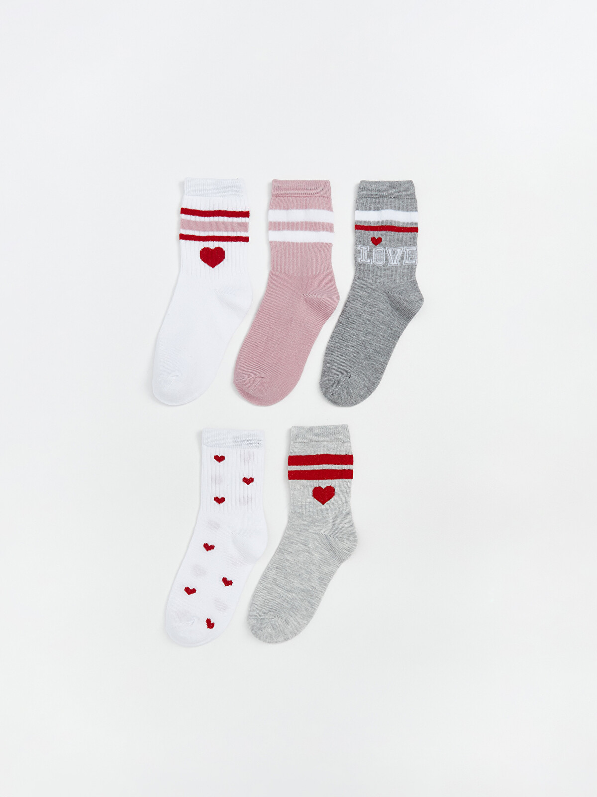 Juicy BABY Love Love Berries + ソックス LCW Kids Beyaz Desenli Kız Çocuk Soket Çorap - S67583Z4-JYX | LCW